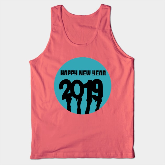 HAPPY NEW YEAR 2019 Tank Top by bestdeal4u